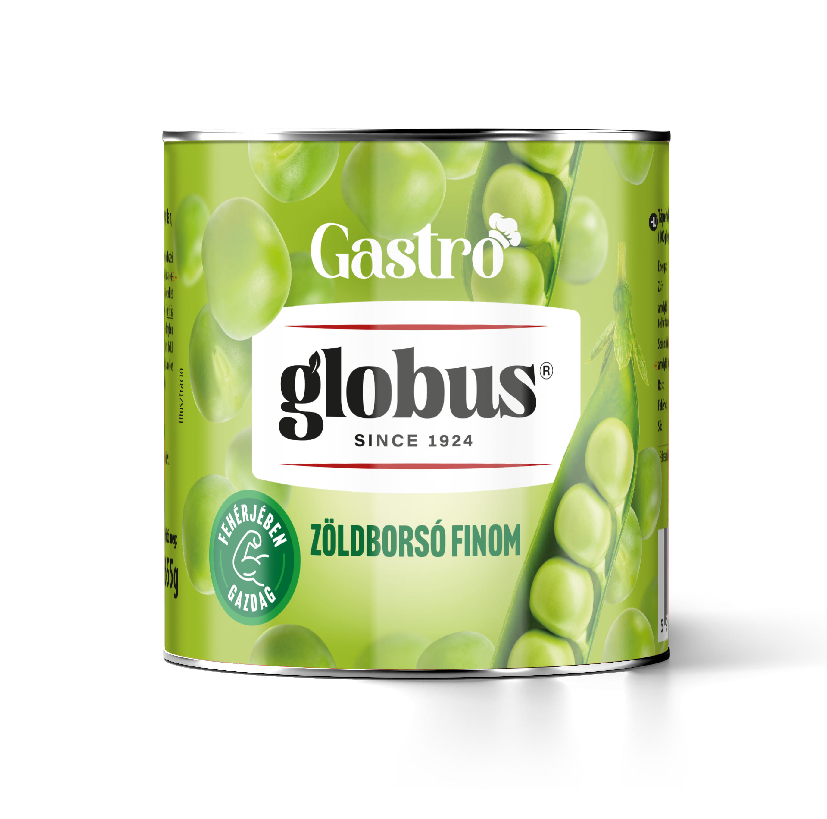 GLOBUS Zöldborsó 2495g/1655g